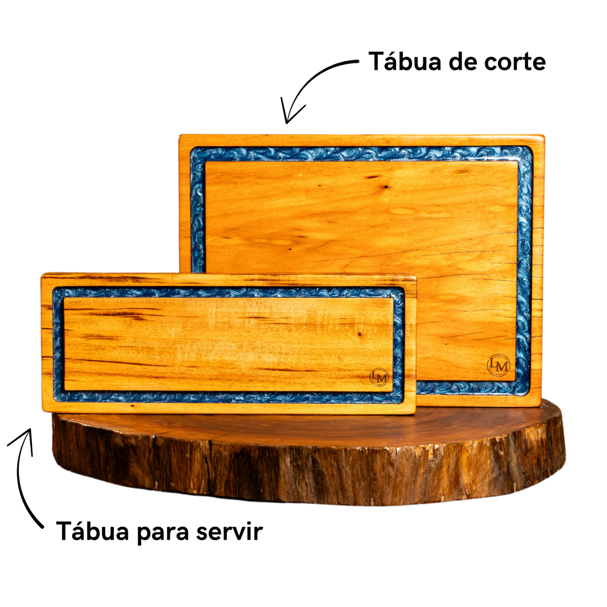 KIT Tábuas - Corte & Servir - Muiracatiara