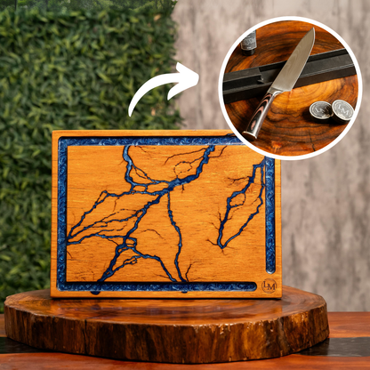 KIT churrasqueiro - Tábua e faca - Thunder