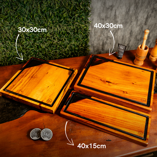 KIT Trio de Tábuas - Corte & Servir - Diamond