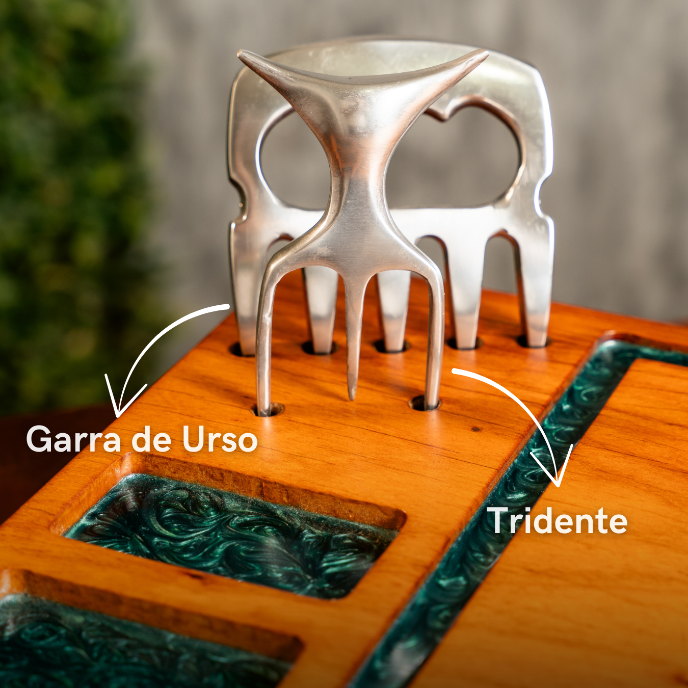 Estação de churrasco - Garra de Urso e Tridente