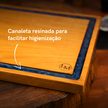 Estação de Churrasco Basic - 6 Garfinhos - Azul Escuro