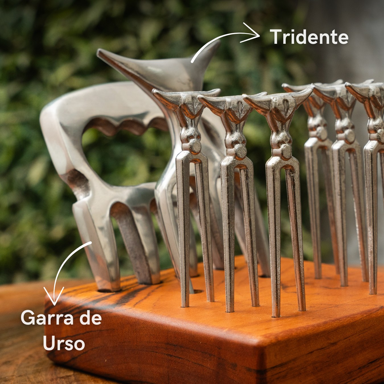 KIT Garra de urso e Tridente - Com 6 garfinhos