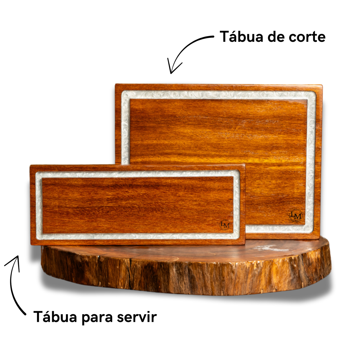 KIT Tábuas - Corte & Servir - Sucupira