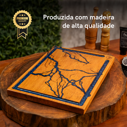 KIT churrasqueiro - Tábua e faca - Thunder